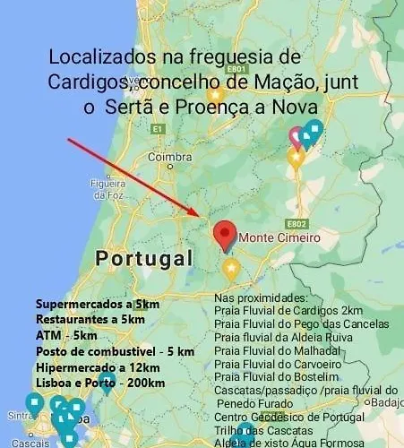 Monte Cimeiro Дом отдыха Chaveirinha